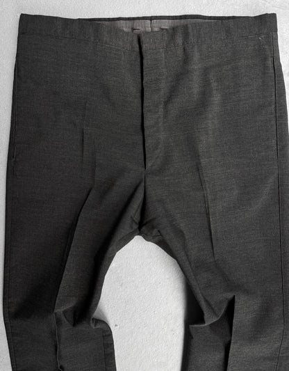 Carol Christian Poell 2008 TEER-PM/2014L Wool Breadstick Dress Pants