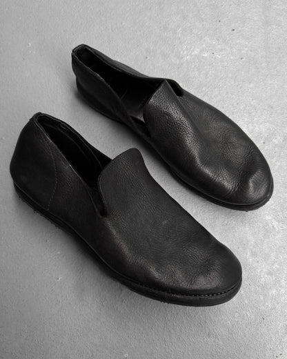 GUIDI ‘100’ Full-grain Calfskin Leather Slip On Loafers
