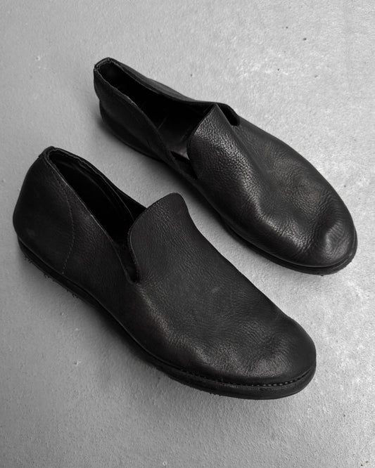 GUIDI ‘100’ Full-grain Calfskin Leather Slip On Loafers