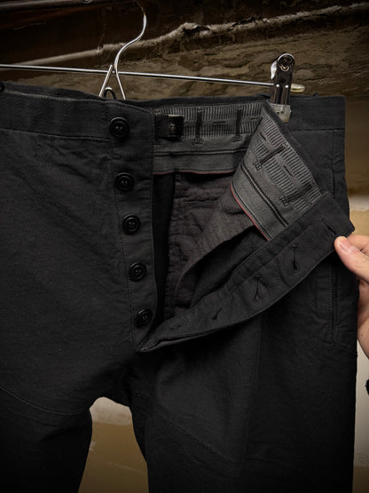 Carol Christian Poell 'PM-2504 ASA/10' Chain Seam Classic Spiral Pants detail | DRIEW GARMENTS