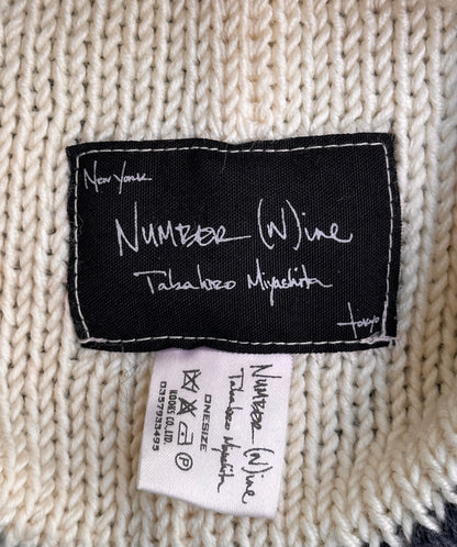 Number (N)ine Early 00s Oversized Wool Beanie