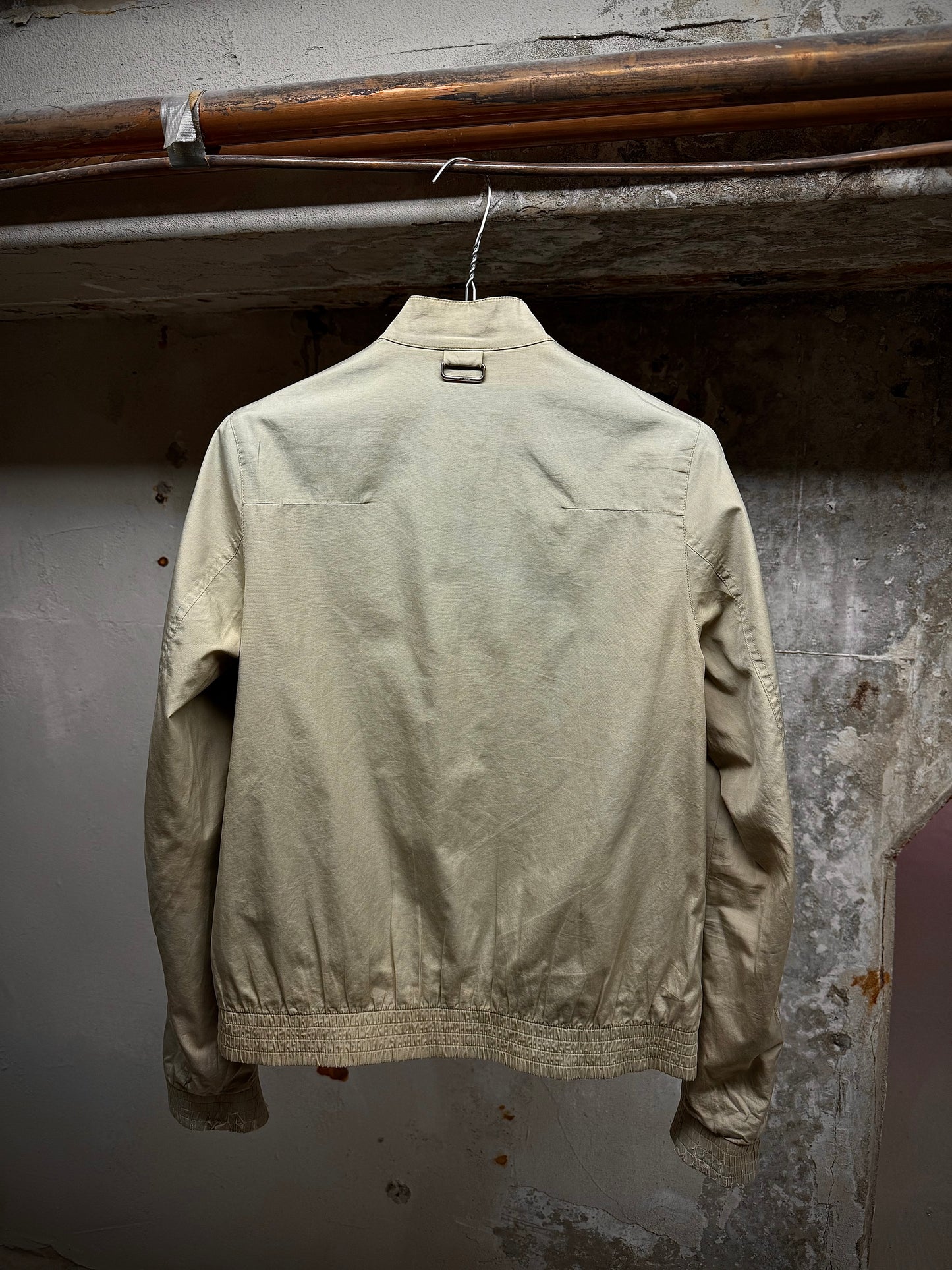 DIOR HOMME by Hedi Slimane SS07 “We Look Good Together”Beige Multi Zip Cropped Jacket