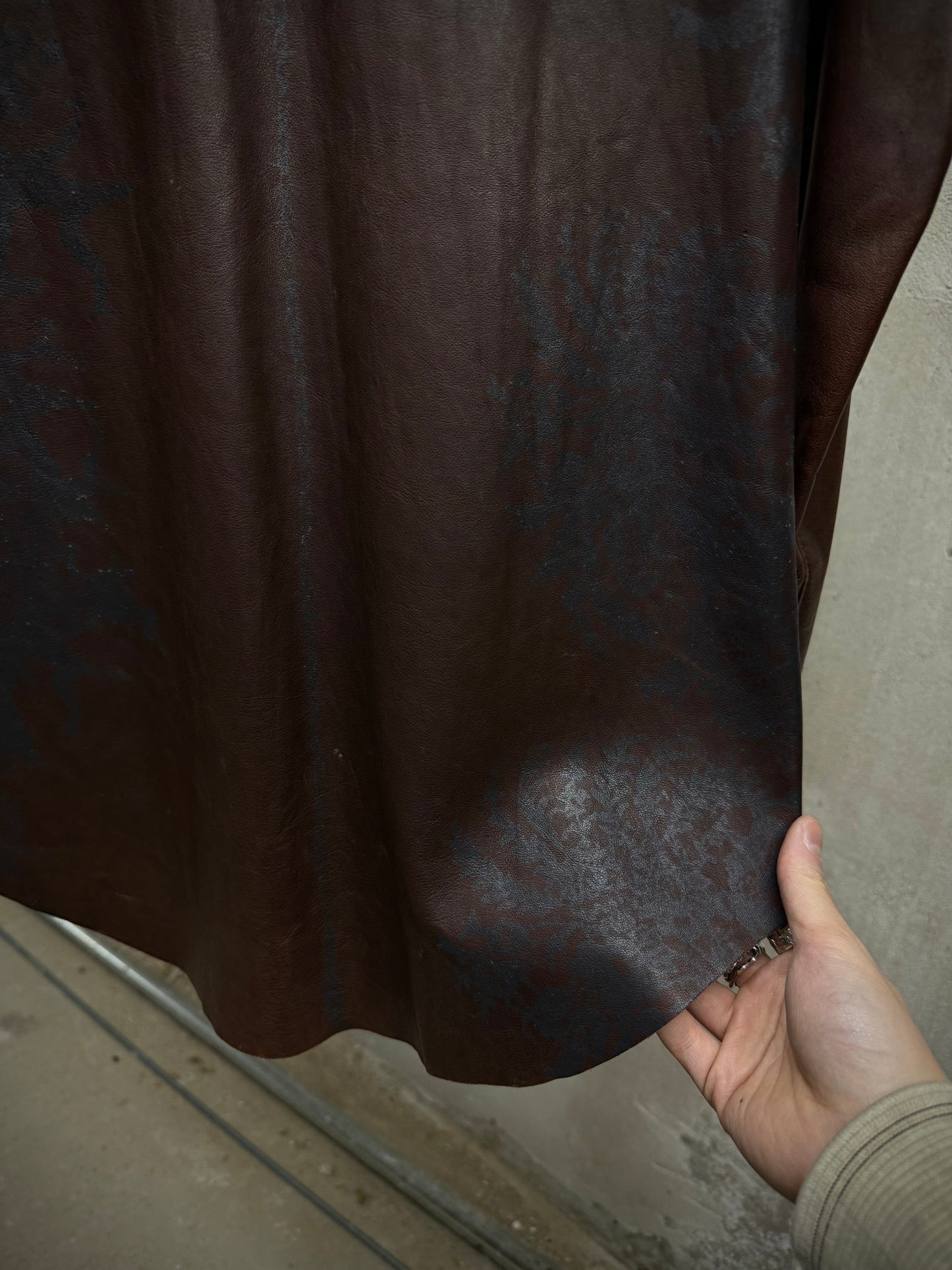 IfSixWasNine 'SHIRT GYPSY-G.0. J/M' Foliage Print Horse Leather Shirt detail | DRIEW GARMENTS