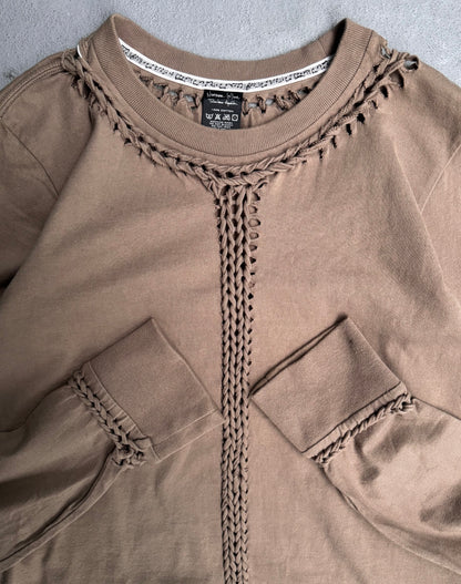 Number (N)ine SS07 “About A Boy” Cutout Braided Long-sleeve