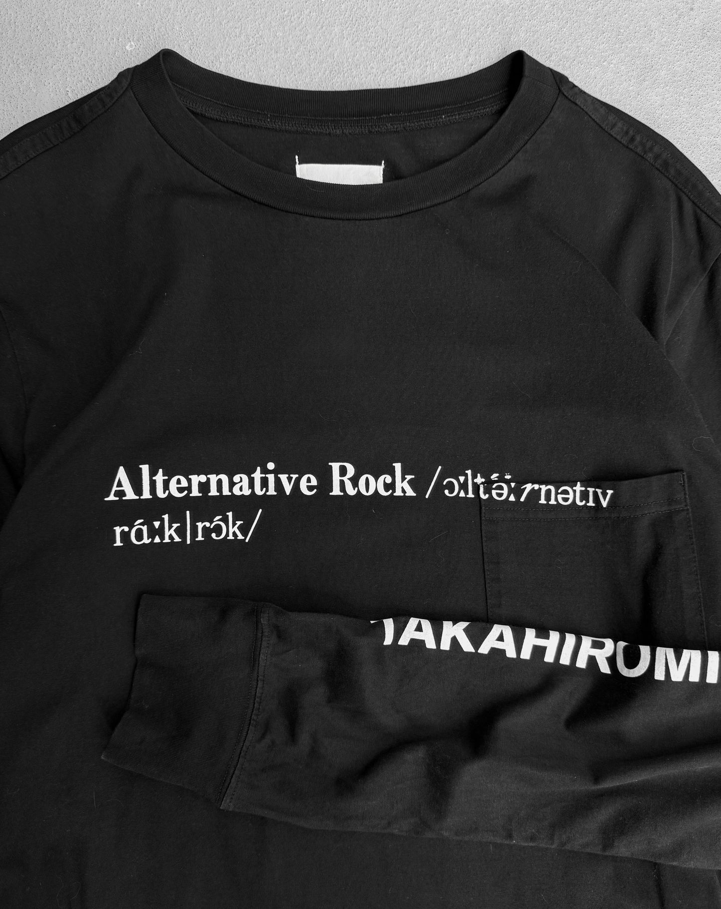 TakahiroMiyashita TheSoloist. SS20 'Alternative Rock' Graphic Long-sleeves