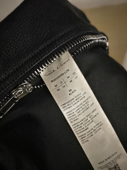 Rick Owens SS24 "LIDO" Cow Leather Bauhaus Vest Bag