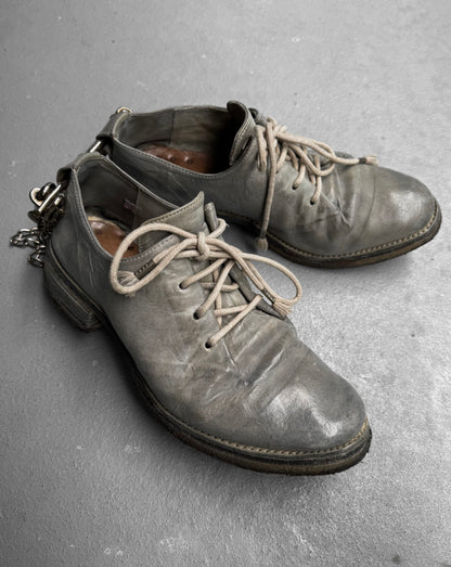 Carol Christian Poell ‘AM/2597-IN ROOMS-PTC’ Object-dyed Kangaroo Leather Folded Officer Derbies