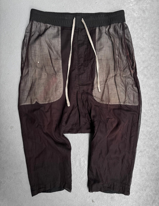 Rick Owens SS13 “ISLANDS” Double-layered Sheer Drop-crotch Pants