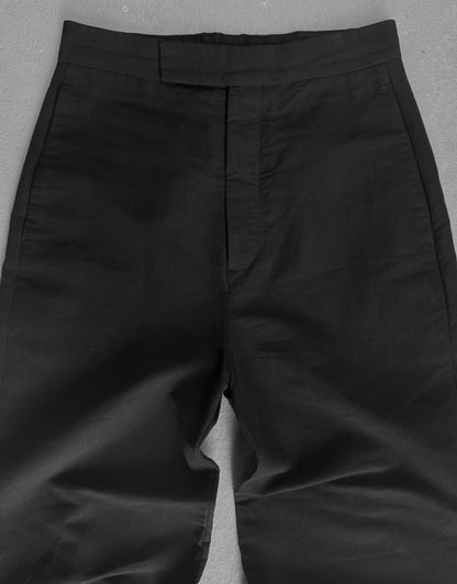 Rick Owens SS18 "DIRT" Viscontis Frayed Hem Wide Leg Trousers