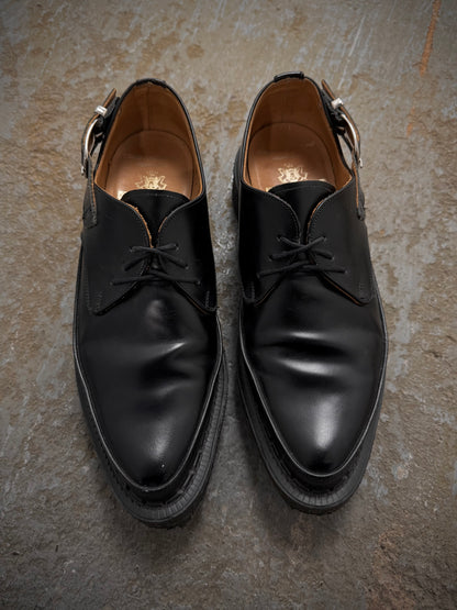 COMME des GARÇONS HOMME PLUS x George Cox AW17 Pointy Toe Crepe Derbies detail | DRIEW GARMENTS