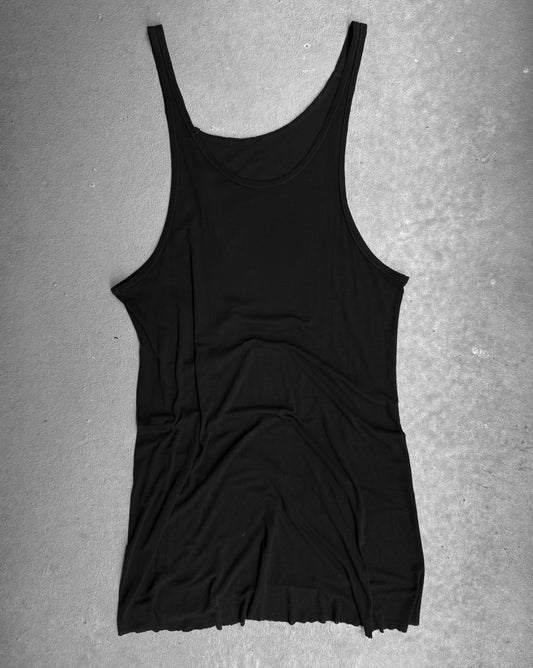 Boris Bidjan Saberi ‘TANK 0 FTJ00001’ Sheer Raw Hem Tank Top