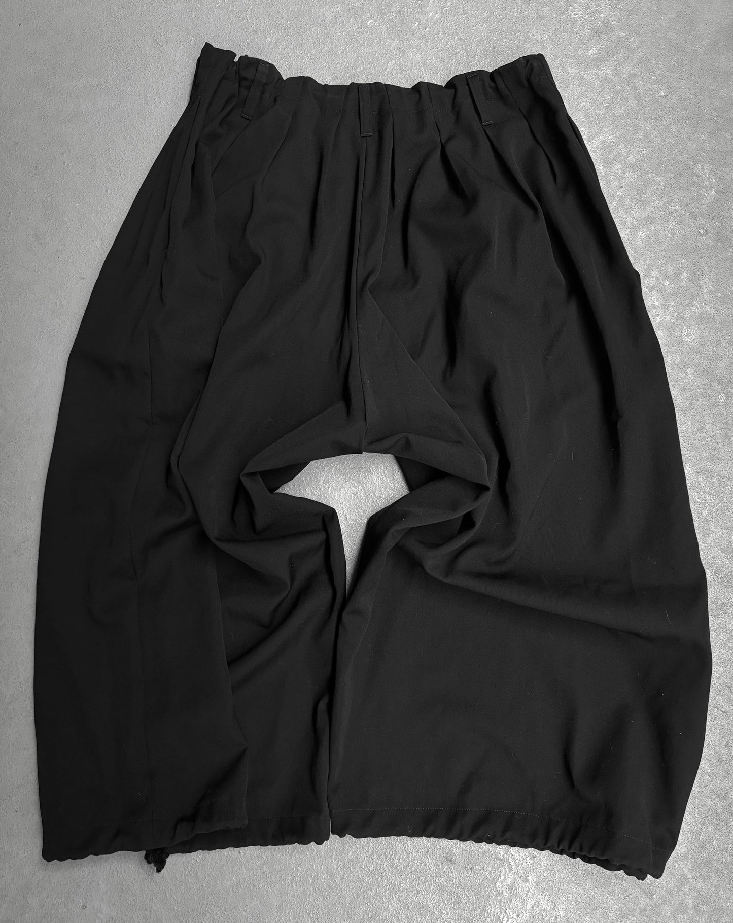 Yohji Yamamoto POUR HOMME AW18 Pleated Drop-crotch Balloon Crop Pants