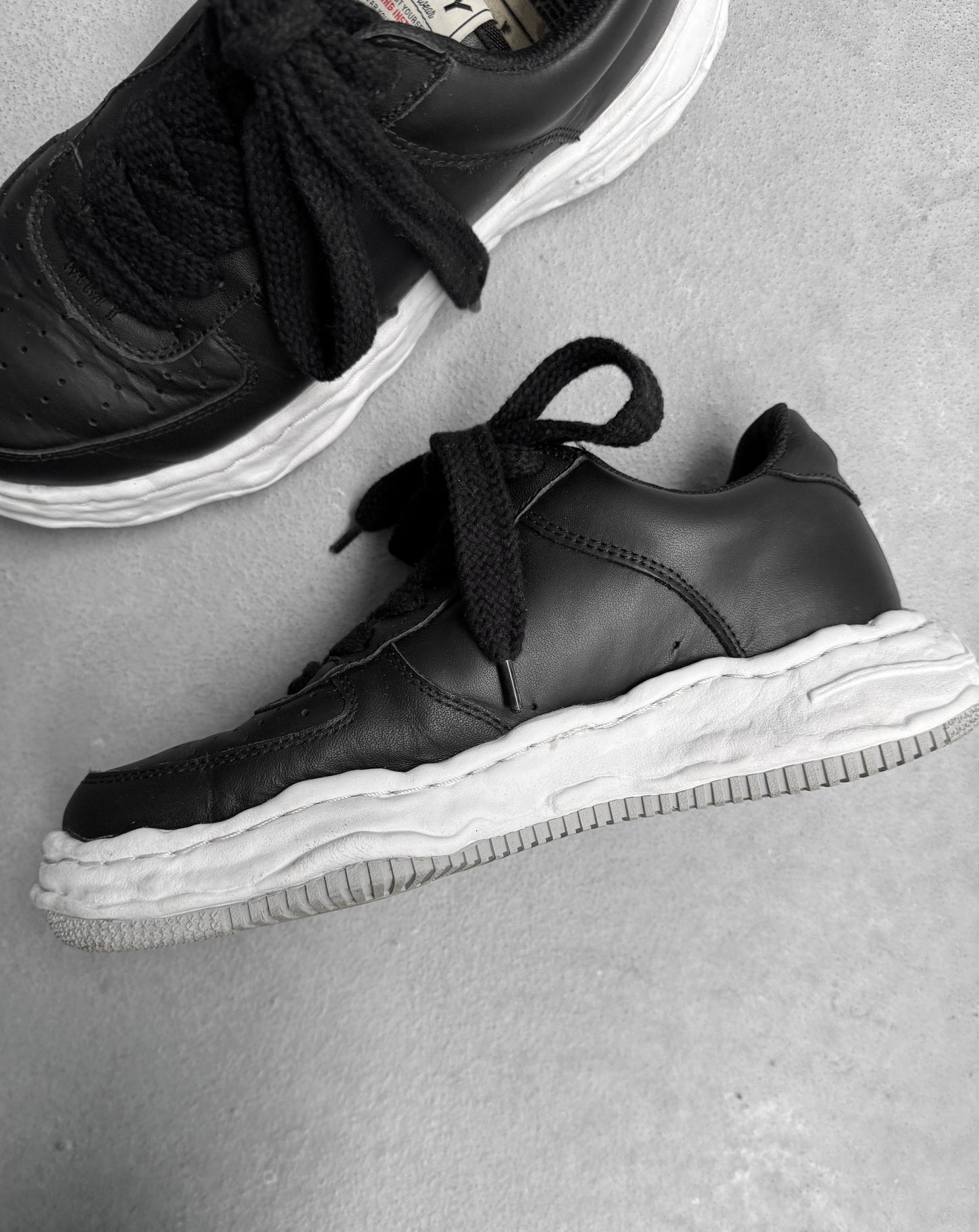 Maison Mihara Yasuhiro Melted Sole ‘Air-Force 1’ Leather Sneakers