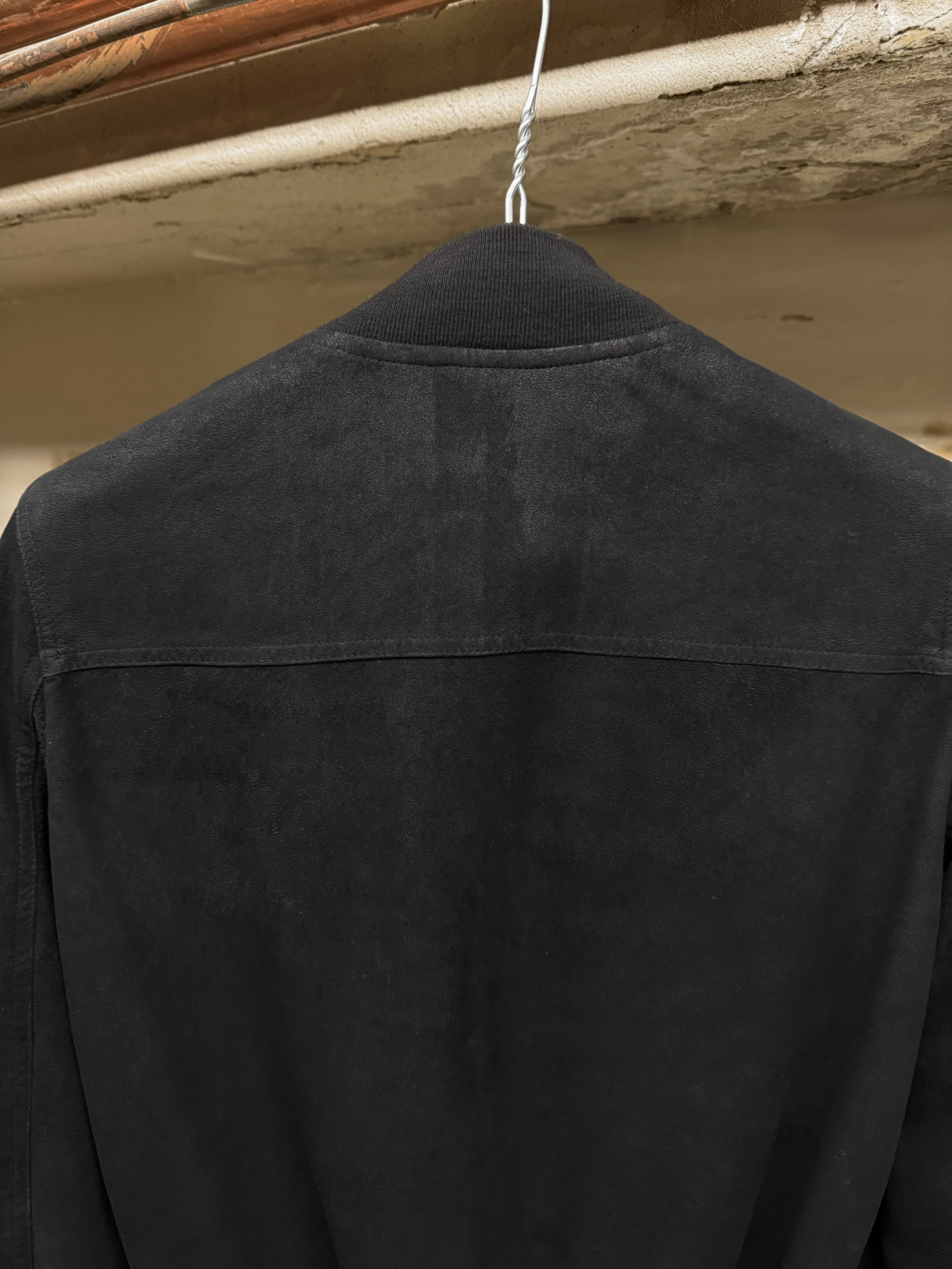 Rick Owens SS14 Blistered Lamb Leather Bomber Jacket | DRIEW