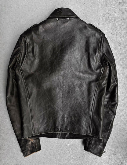 Maison Martin Margiela SS15 Replica ‘1950s Boston’ Leather Perfecto Biker Jacket