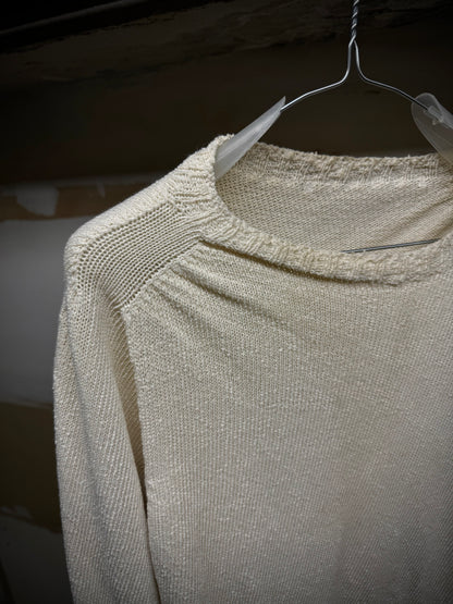 Carol Christian Poell ‘KM/2629-IN PENTASIR/1’ Seamless Round Neck Wool Knitted Sweater detail | DRIEW GARMENTS