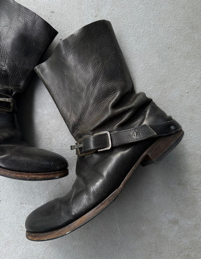 m.a+ by Maurizio Amadei 'S1C24' VA 1.5 Slim Buckle Engineer Boots