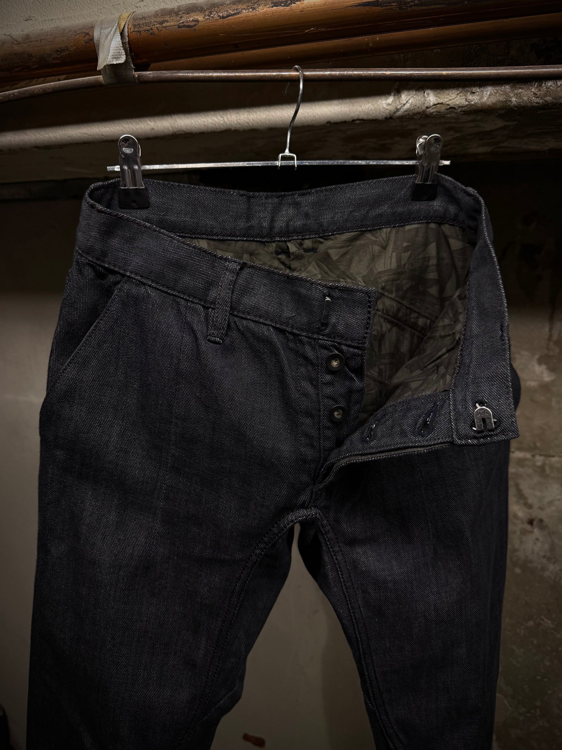 DEVOA 2010s Indigo Chain Seam J-Cut Selvedge Denim detail | DRIEW GARMENTS