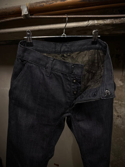 DEVOA 2010s Indigo Chain Seam J-Cut Selvedge Denim detail | DRIEW GARMENTS