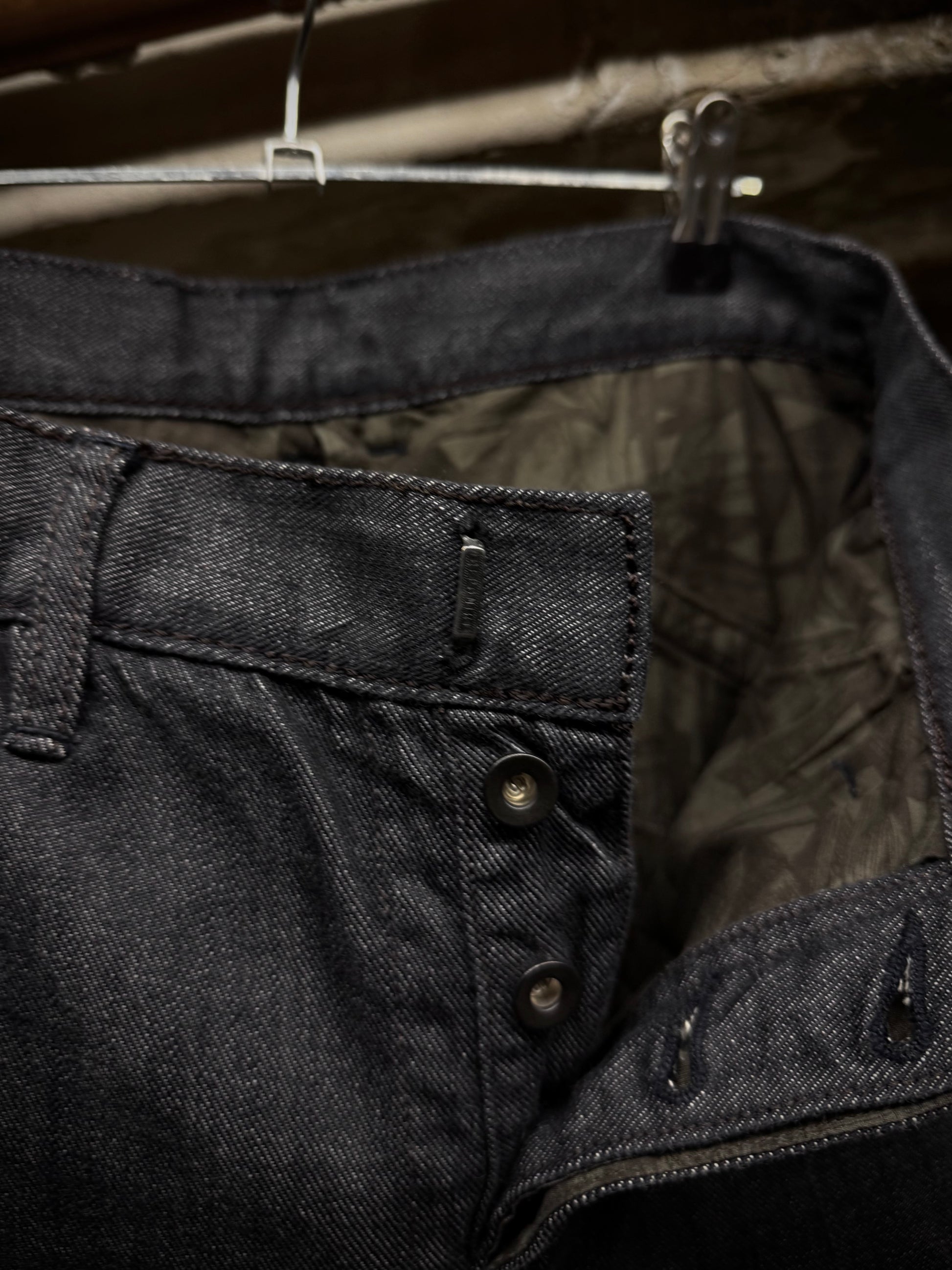 DEVOA 2010s Indigo Chain Seam J-Cut Selvedge Denim detail | DRIEW GARMENTS