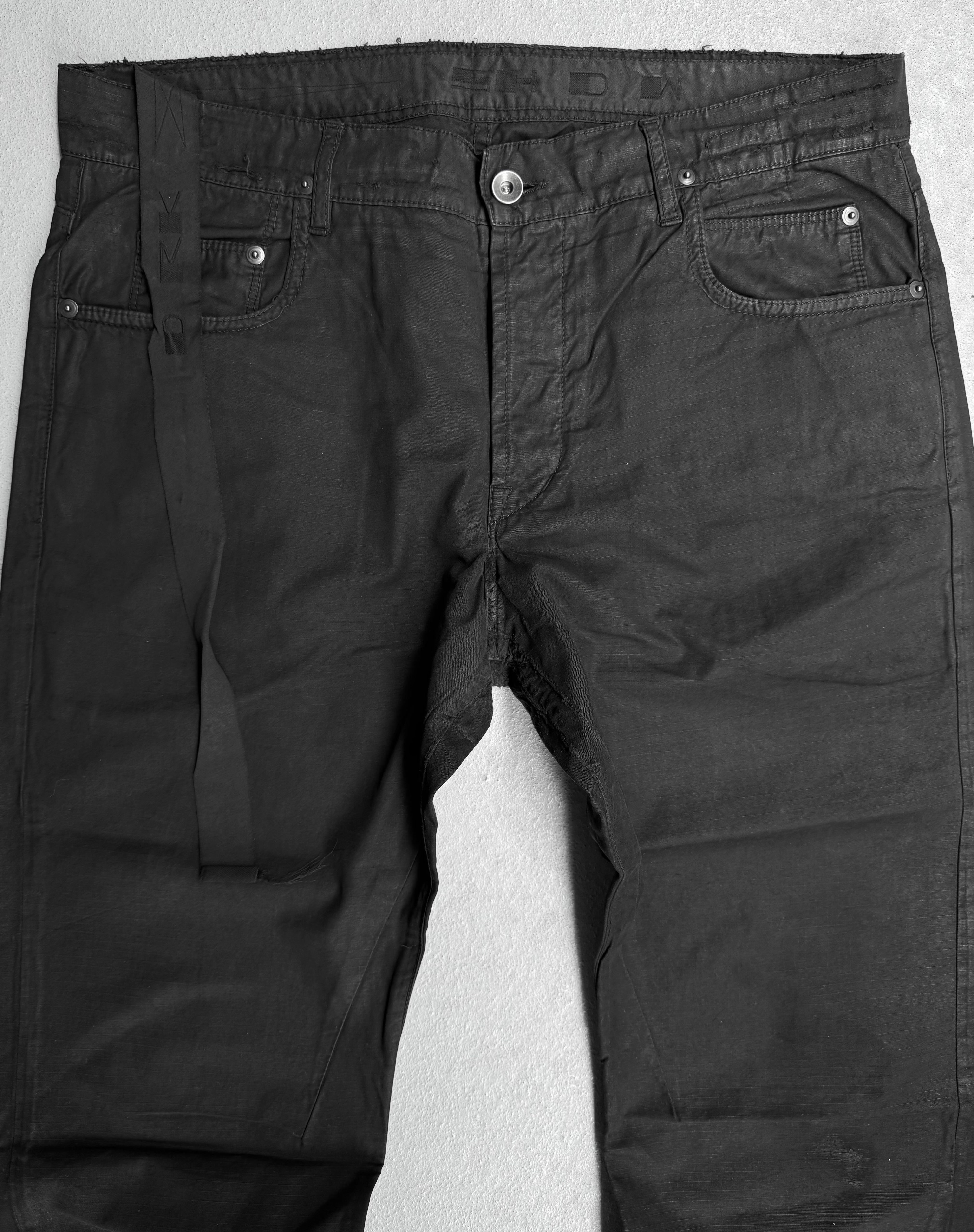 Rick Owens Light-waxed Cotton Poplin Skinny Pants | DRIEW