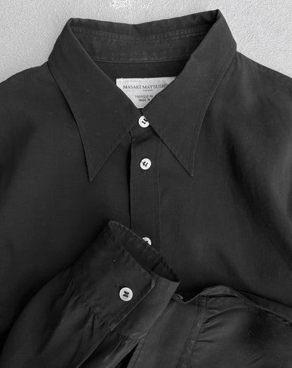 Masakï Matsushïma Late 90s Cropped Rayon Shirt