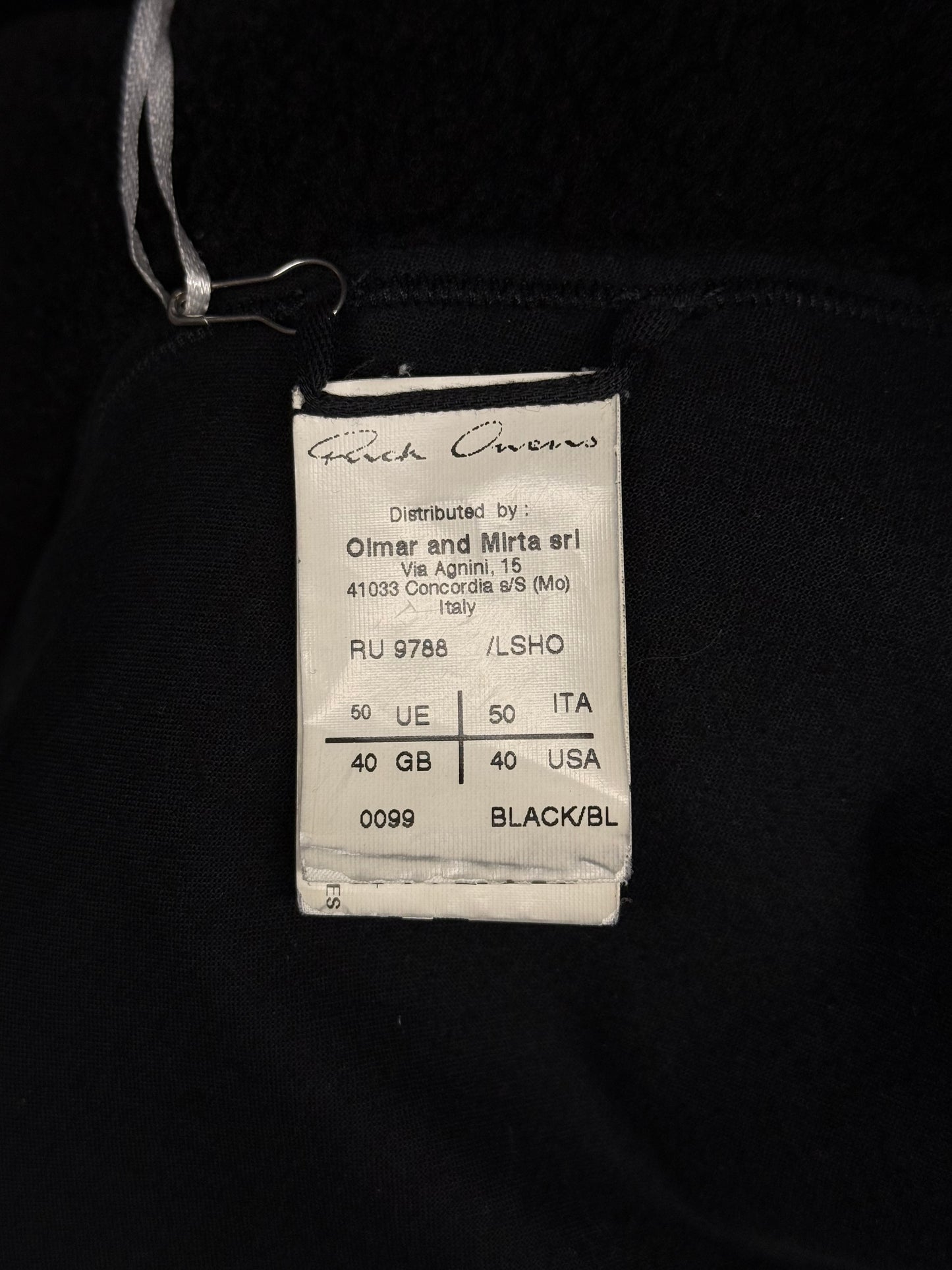 Rick Owens AW12 "MOUNTAIN" Hooded Blistered Lamb Leather Shearling Jacket