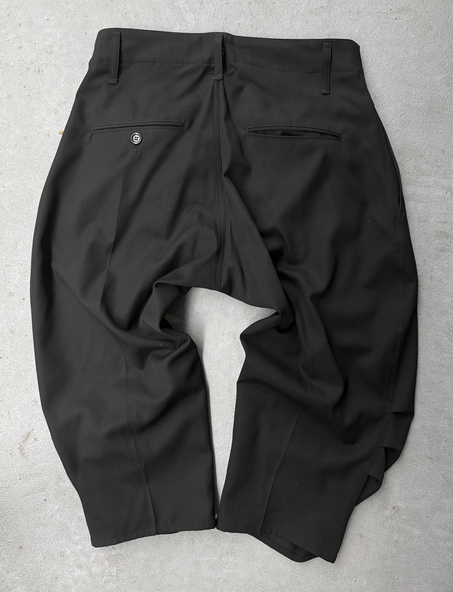 Chistopher Nemeth 'NO.102D' 3D Pleated Knee Wool Crop Pants