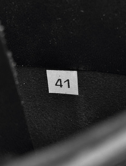 *SAMPLE* Rick Owens AW17 “GLITTER” Lego Platform Sole Pentagram Leather Boots