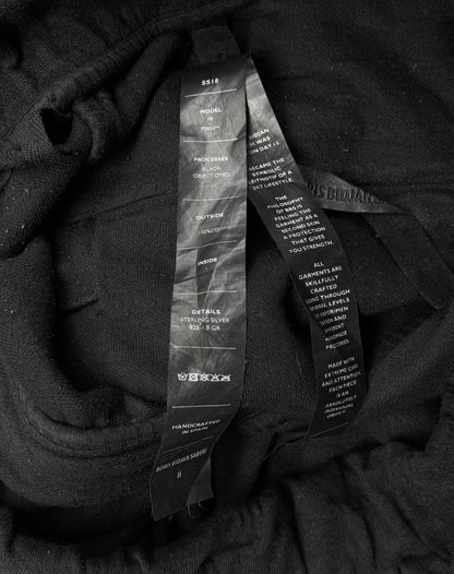 Boris Bidjan Saberi SS18 ‘P8-F0603M’ Object-dyed Adjustable Military Drop-crotch Shorts