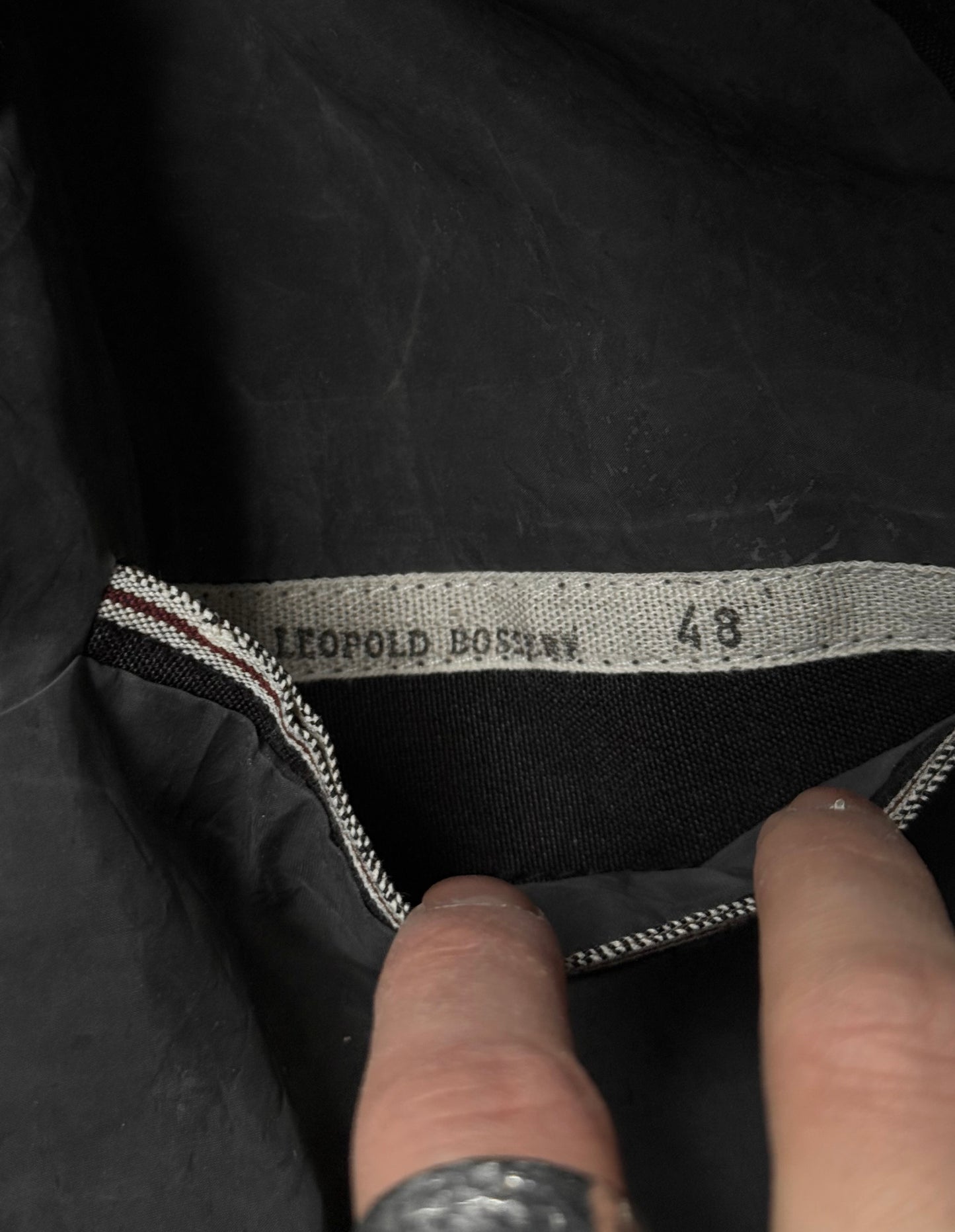 Leopold Bossert SS17 Overlock Stitch Classic Suit Jacket