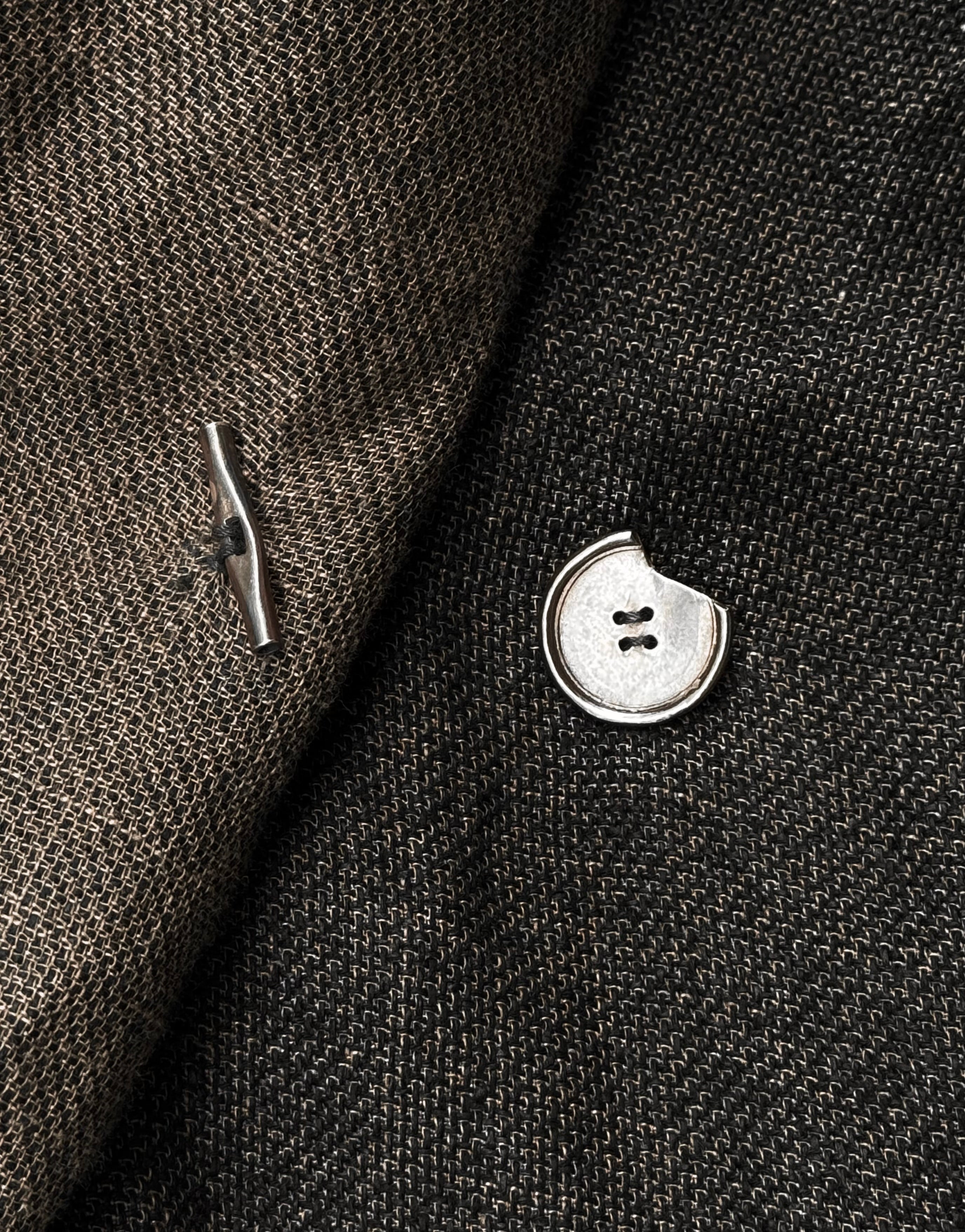 Taichi Murakami “Coin” Taped Seam Collarless Work Blazer – DRIEW