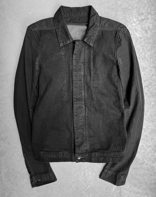 Rick Owens DRKSHDW AW09 “CRUST” Light Waxed Denim Worker Jacket