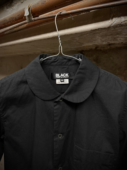 COMME des GARÇONS BLACK COMME des GARÇONS AW18 Round Collar Button-Up Shirt detail | DRIEW GARMENTS