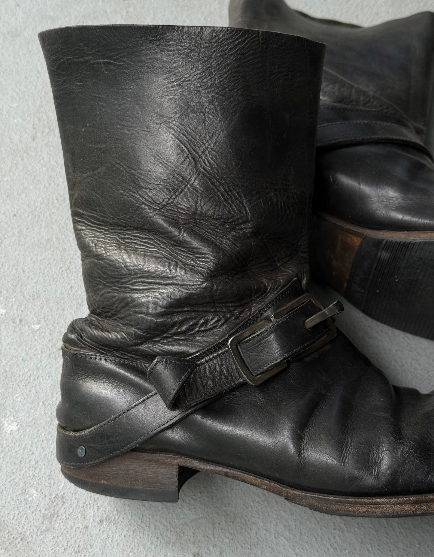 m.a+ by Maurizio Amadei 'S1C24' VA 1.5 Slim Buckle Engineer Boots