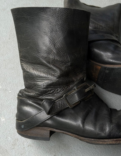 m.a+ by Maurizio Amadei 'S1C24' VA 1.5 Slim Buckle Engineer Boots