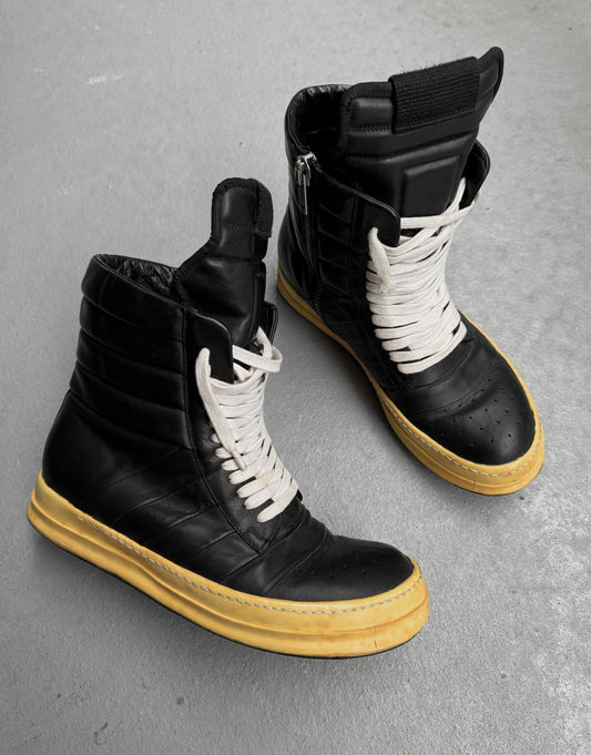 Rick Owens AW09 “CRUST” Dunk Leather Sneakers