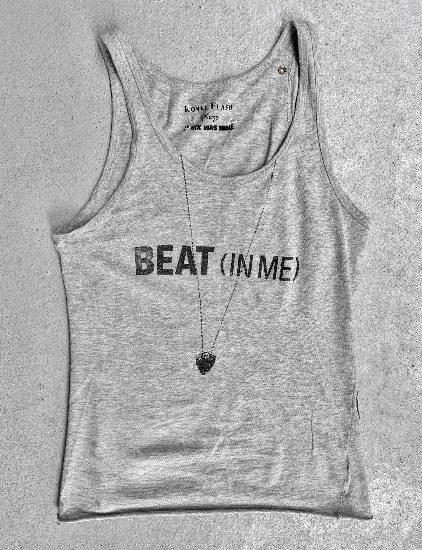 IfSixWasNine Early 00s ‘Beat In Me’ Graphic Tank Top