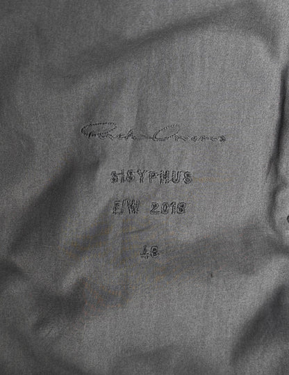 Rick Owens AW18 “SISYPHUS” Blu Cotton Padded MA-1 Bomber Jacket