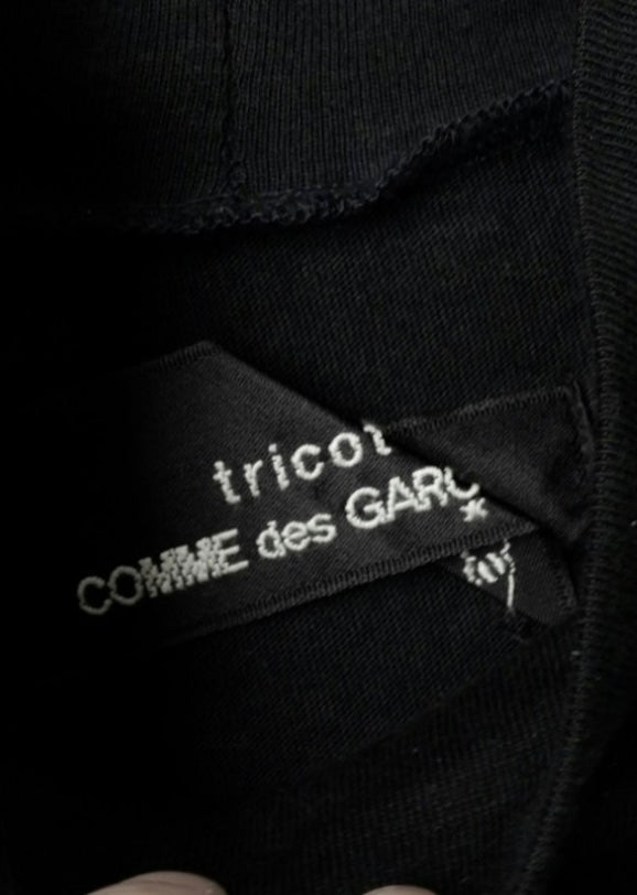 tricot COMME des GARÇONS AD 1990 Mock Neck Long-sleeve