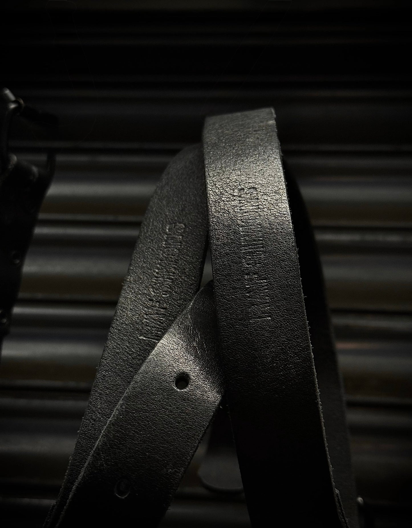 Raf Simons AW09 Triple Buckle Leather Belt