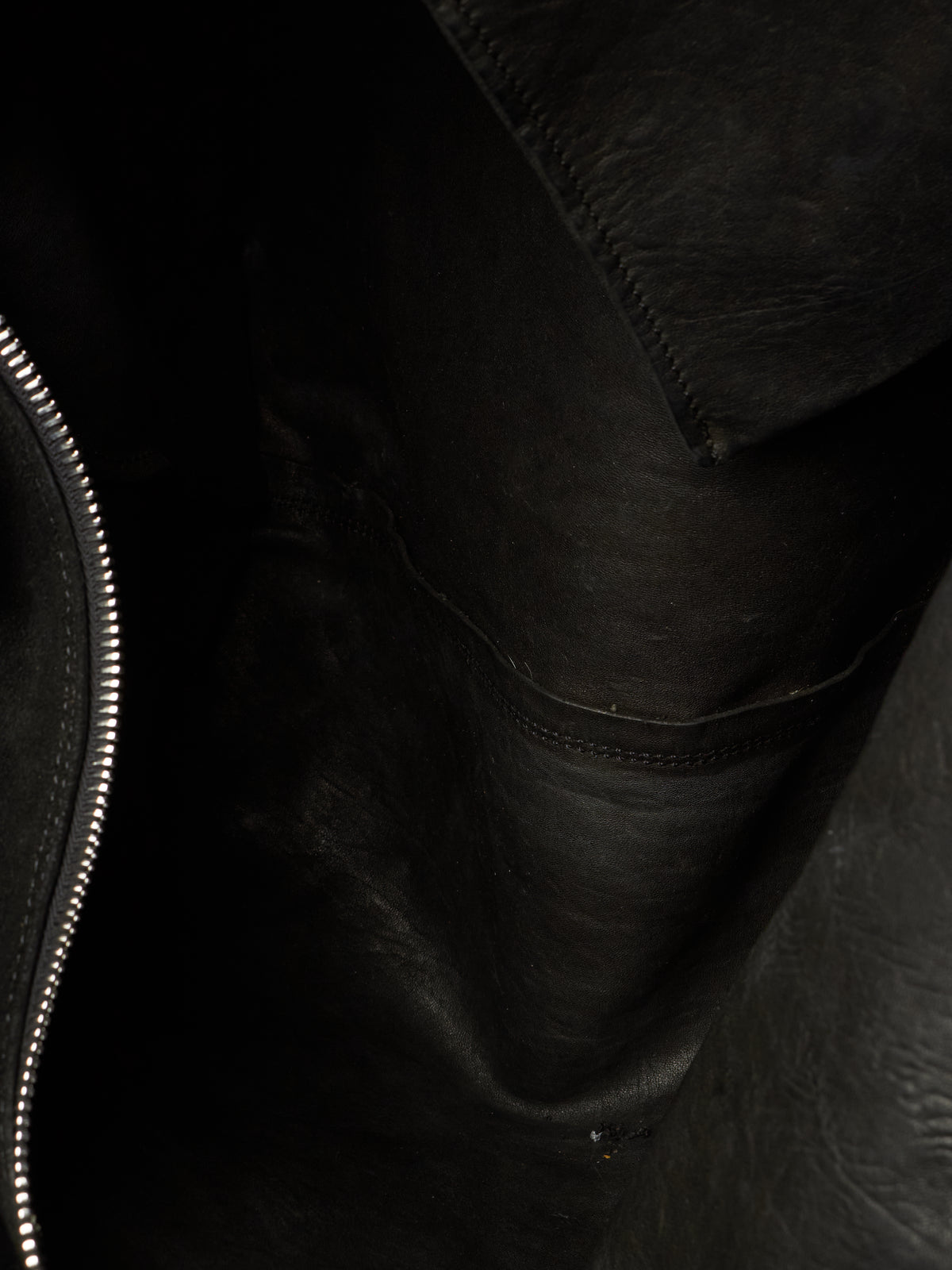 GUIDI 2010s 'Q15' Black Reverse Full-grain Horse Leather Weekender Bag