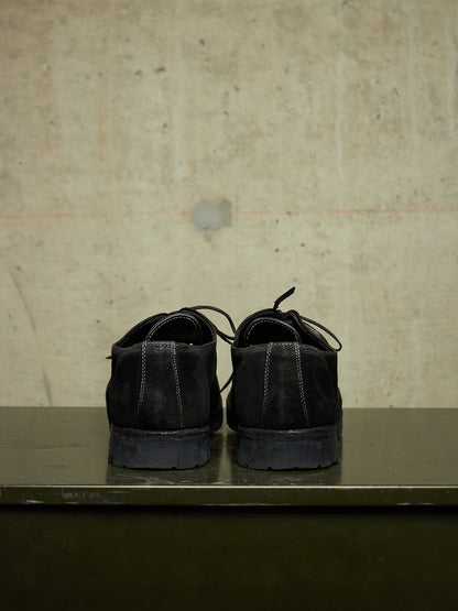 GUIDI '792V' Full-grain Reverse Horse Leather Derbies