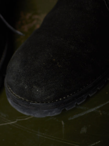 GUIDI '792V' Full-grain Reverse Horse Leather Derbies
