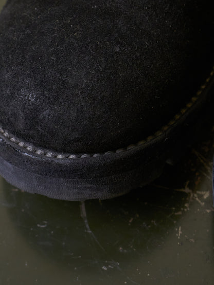 GUIDI '792V' Full-grain Reverse Horse Leather Derbies