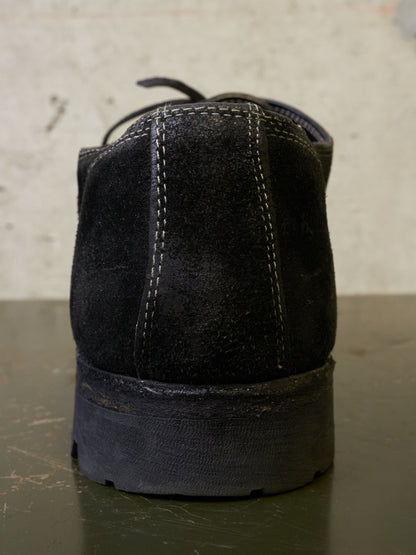 GUIDI '792V' Full-grain Reverse Horse Leather Derbies