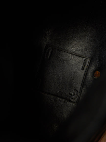 GUIDI '994' Black Full-grain Horse Leather Desert Ankle Boots