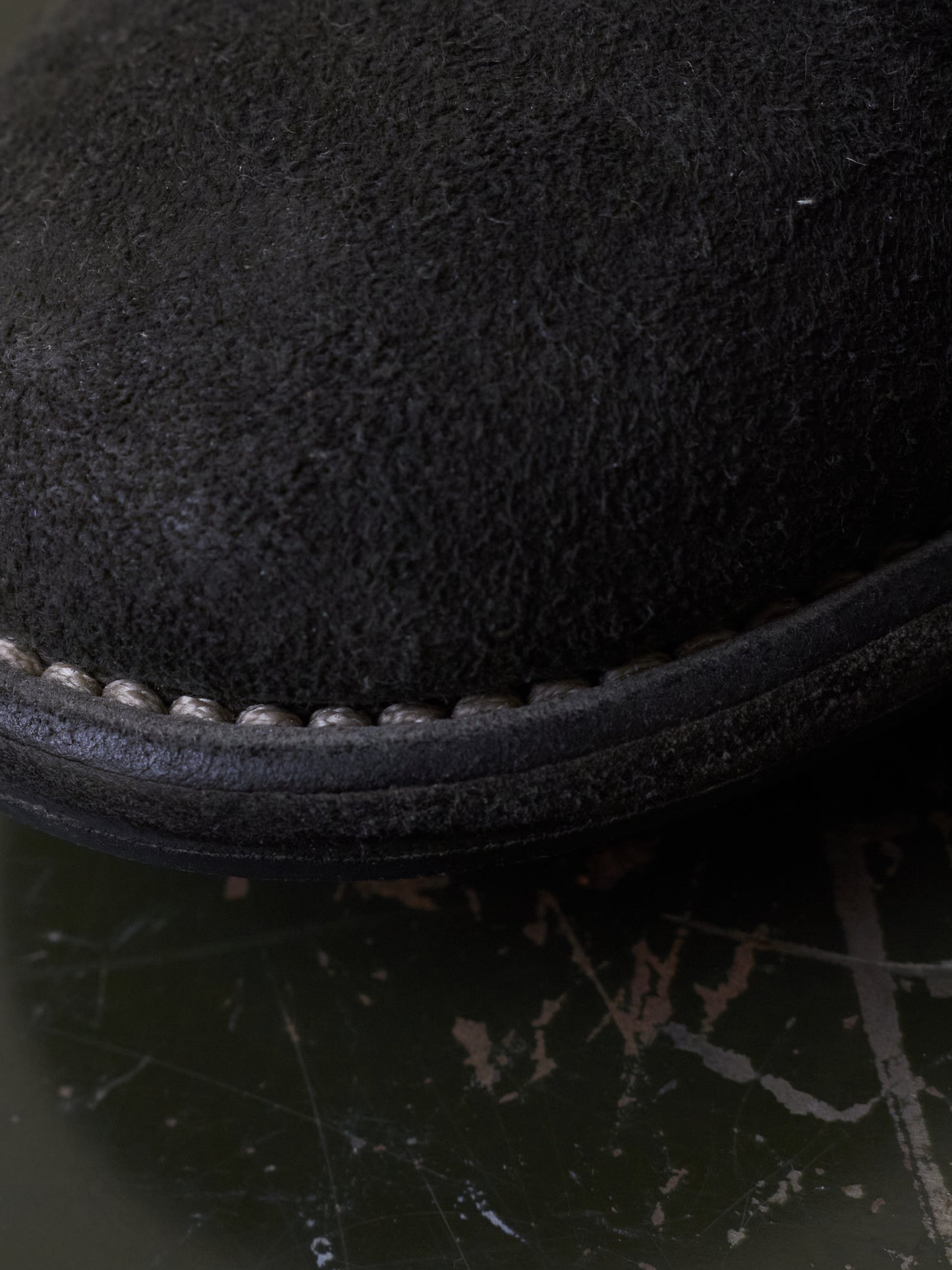 GUIDI '995' Full-grain Reverse Baby Buffalo Leather Lace-up Boots