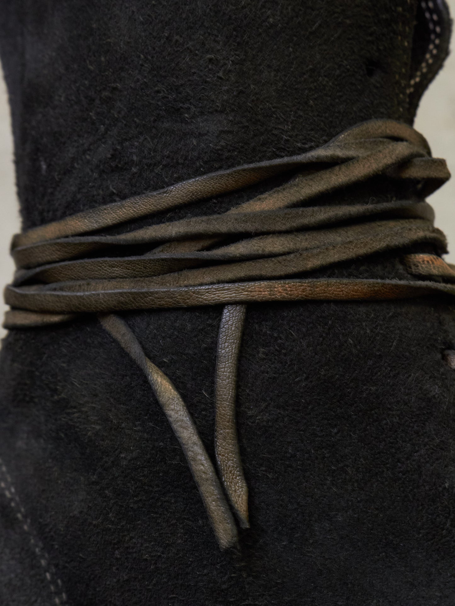GUIDI '995' Full-grain Reverse Baby Buffalo Leather Lace-up Boots