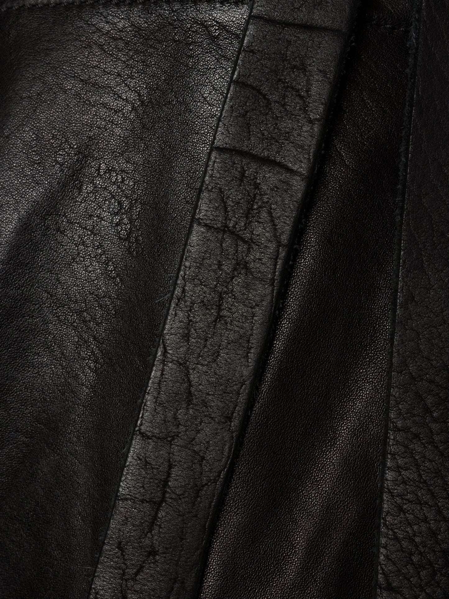 GUIDI 'DBP06' Black Full-grain Horse Leather 2 Zip Backpack